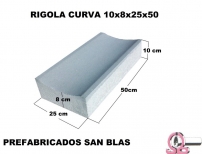 Rigola Curvo 50x25x10-8